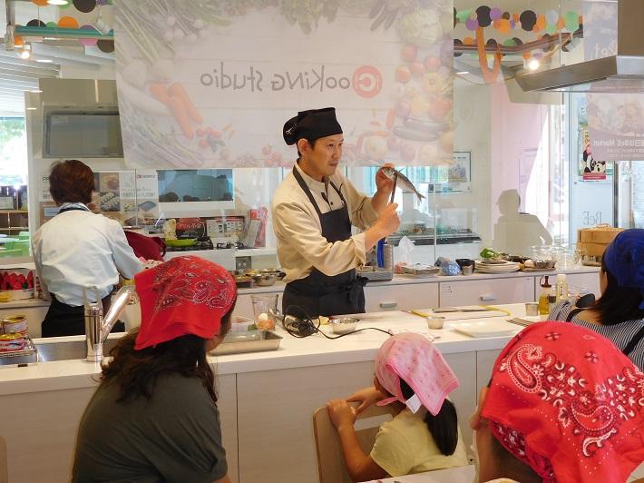 写真:シェフ直伝~親子でつくるおいしい魚介ランチ~料理教室@千葉